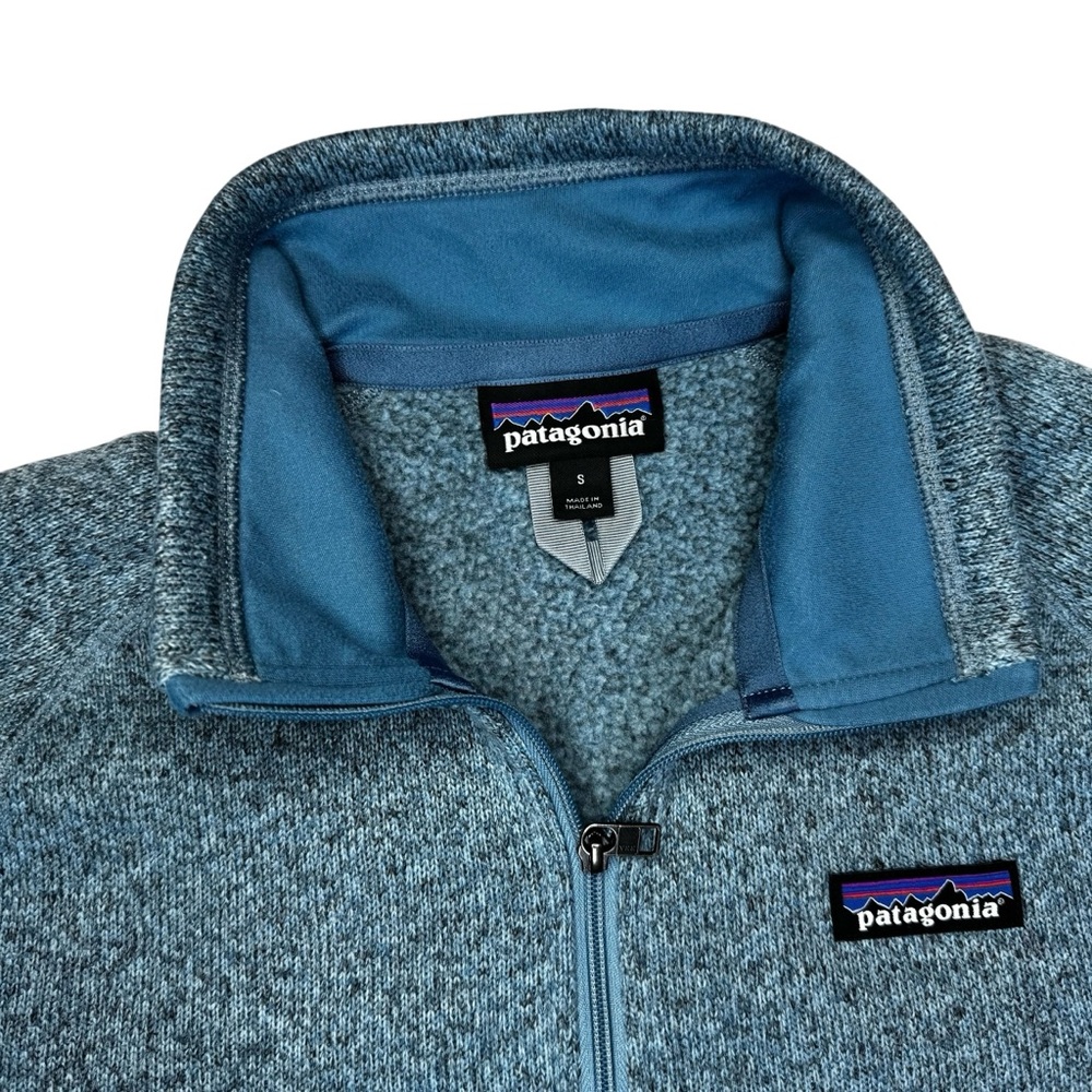 Patagonia Light Blue Womens Small Better Sweater Half Zip Pullover Sweatshirt